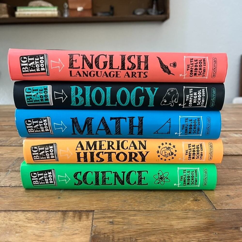 5 The Complete Middle School Study Guide Math English History Science Biology